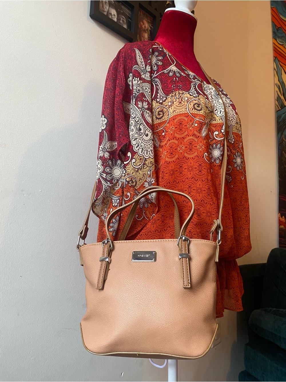 Women's Mini Tan Leather Tote Bag - Stylish Everyday Handbag